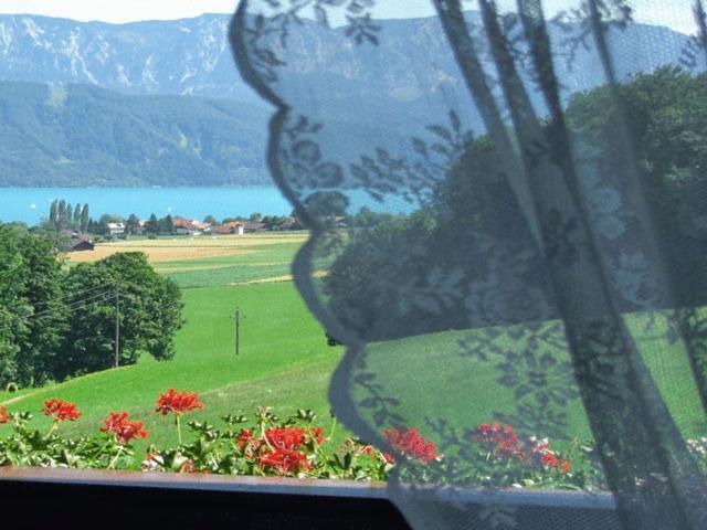 Pension Seeblick Attersee Eksteriør billede