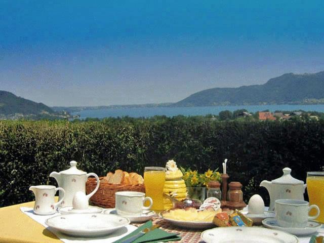 Pension Seeblick Attersee Eksteriør billede